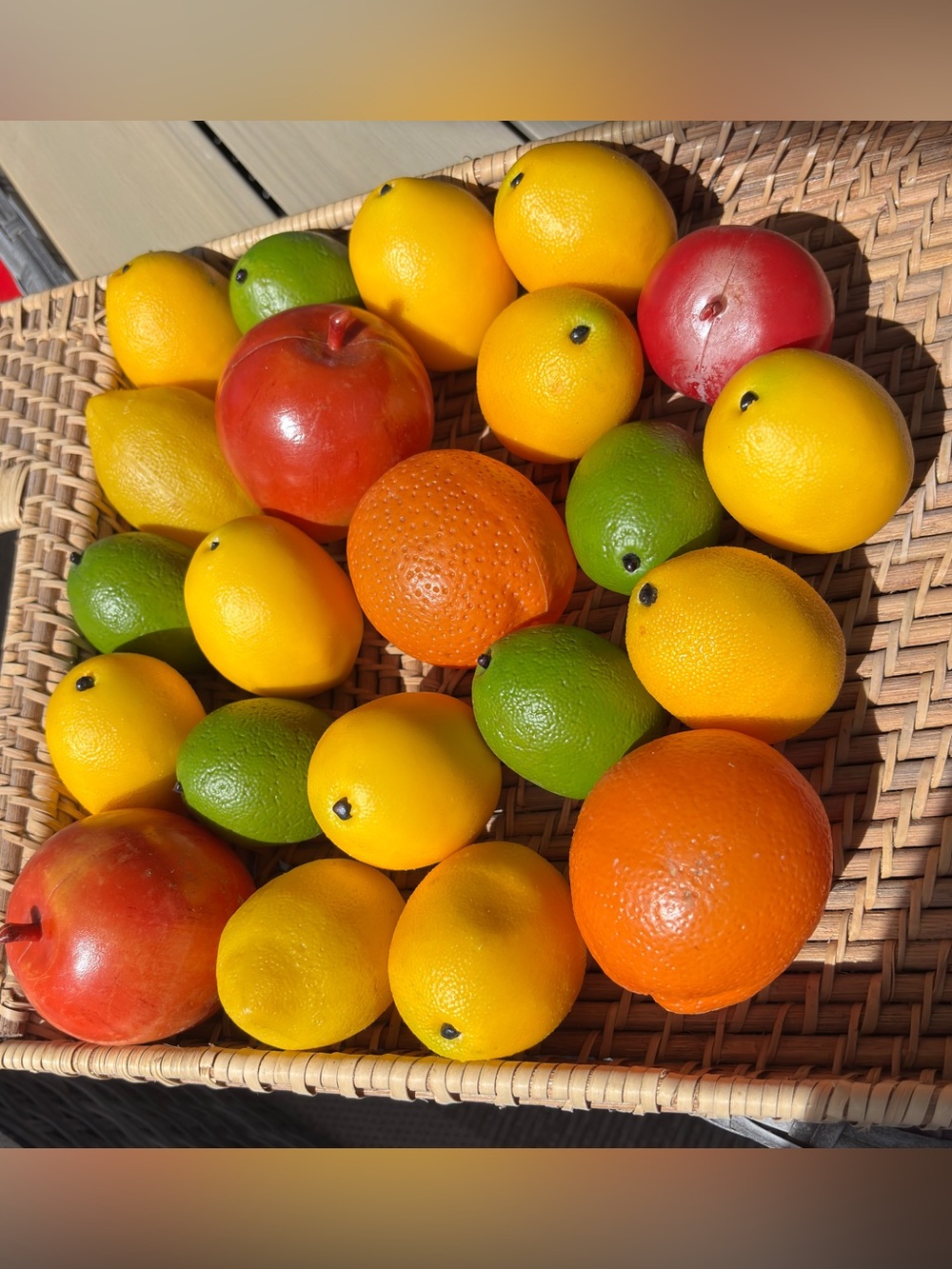 Vintage Realistic Artificial Faux Fruit Lot - 22 Pieces Decor Fall